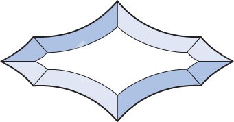 Бевелс AV106 дизайнерский 145 х 75 мм