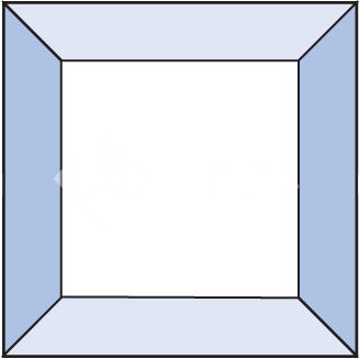 Бевелс AV19 квадрат 76 х 76 мм