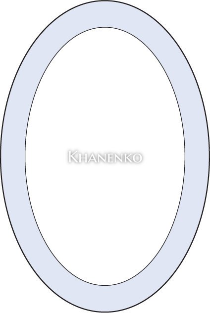 Бевелс AV11 овал 102 х 152 мм