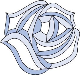 Бевелс AV372 (8 элементов) 130 х 122 мм