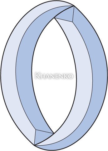 Бевелс AV110 (2 элемента) 72 х 100 мм