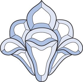 Бевелс AV194 фрамужный (9 элементов) 162 х 161 мм