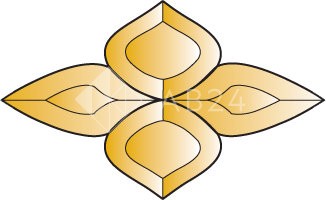 Бевелс AV282 бронзовый (4 элемента) 191 х 114 мм