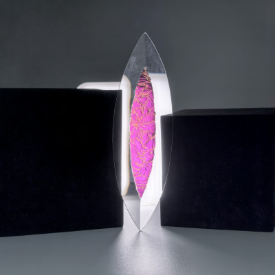 Бевелс AV107 дихроичный 42 х 142 мм, красный мороз