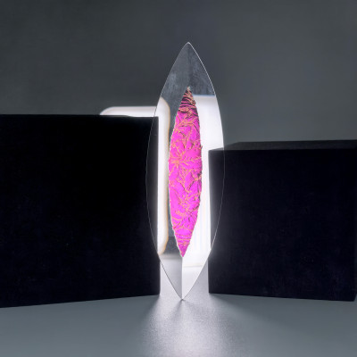 Бевелс AV107 дихроичный 42 х 142 мм, красный мороз