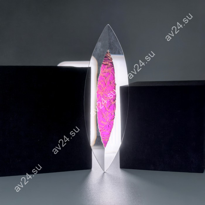 Бевелс AV107 дихроичный 42 х 142 мм, красный мороз