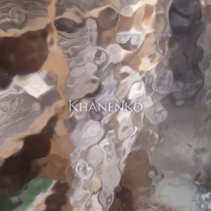 Декоративная витражная пленка 018 Wave colorless