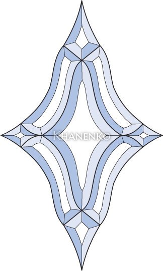 Бевелс AV285 (9 элементов) 220 х 365 мм