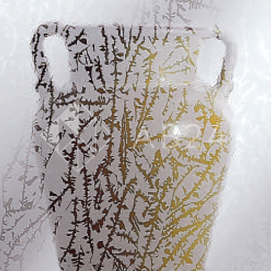 Витражная пленка Decra Glow DG165 с эффектом "ледяных узоров" (RSF750)