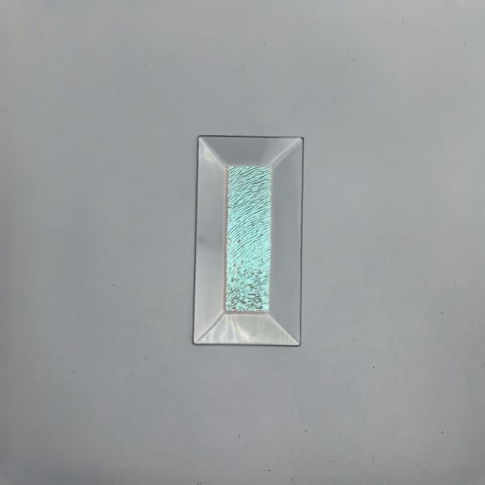 Бевелс AV221 дихроичный прямоугольник 76 х 38 мм красная шиншилла