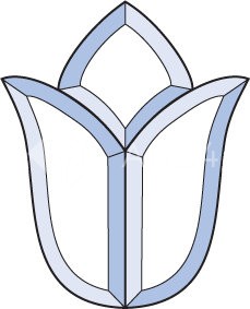 Бевелс AV38 фрамужный (3 элемента) 133 х 165 мм