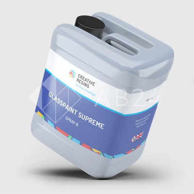 Краска для стекла, прозрачная основа Spray B (GlassPaint clear) 1 л