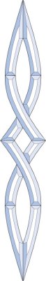 Бевелс AV304.1 (разные) (10 элементов) 114 х 700 мм