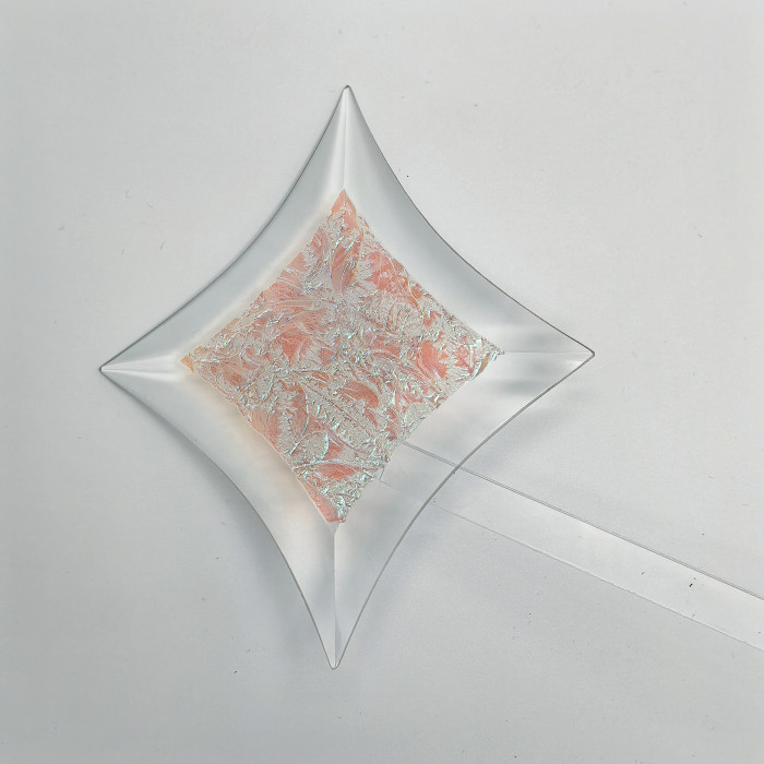 Бевелс AV155 дихроичная звезда 111 х 137 мм, красный мороз