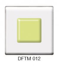 Фьюзинг квадрат DFTM 012 прозрачно-салатового цвета, 6 см