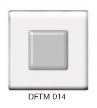 Фьюзинг квадрат DFTM 014 прозрачно-серого цвета, 6 см