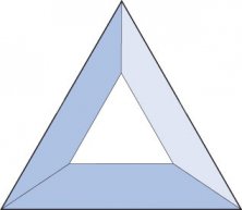 Бевелс AV12 треугольник 76 х 76 х 76 мм