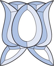 Бевелс AV203 фрамужный (7 элементов) 182 х 153 мм