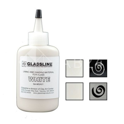 Краска для фьюзинга GlassLine, белый (WHITE), 56 г
