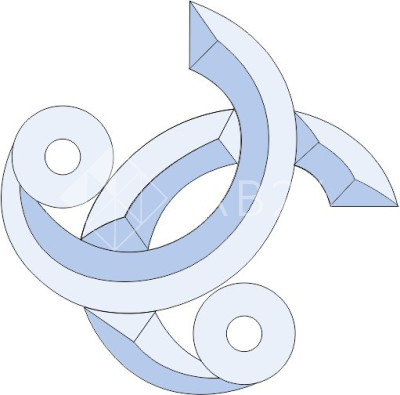 Бевелс AV387 (6 элементов) 148 х 146 мм