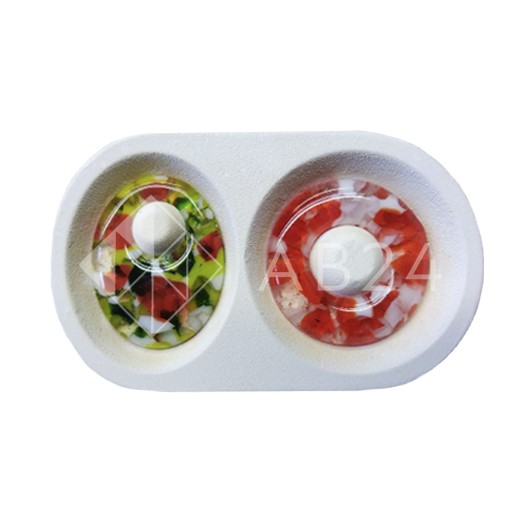 Форма для фьюзинга Двухместная с отверстием (бижутерия) ВМ-Д-01