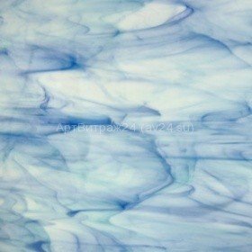 Стекло Spectrum 633-76SF Crystal Opal/ Deep Aqua/Cobalt Blue