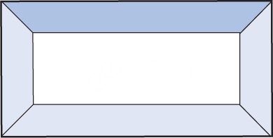 Бевелс AV21 прямоугольник 51 х 102 мм