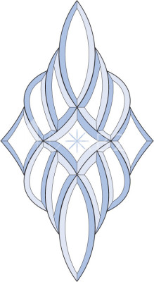 Бевелс AV298 (13 элементов) 283 х 519 мм