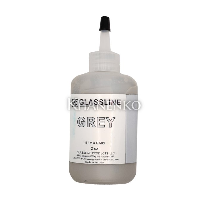 Краска для фьюзинга GlassLine, серый (GRAY) 56 г