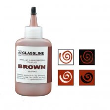 Краска для фьюзинга GlassLine, коричневый