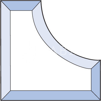 Бевелс AV30 угловой 127 х 127 х 51 мм
