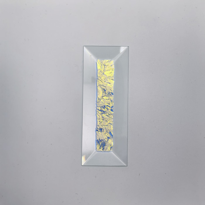 Бевелс AV222 дихроичный прямоугольник 101 х 38 мм синий мороз