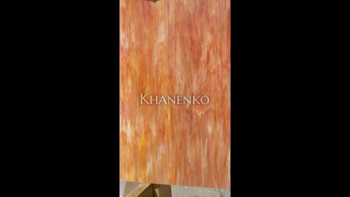 Стекло витражное К35 (AV 315-2S), целый лист - 78 х 96 cм.