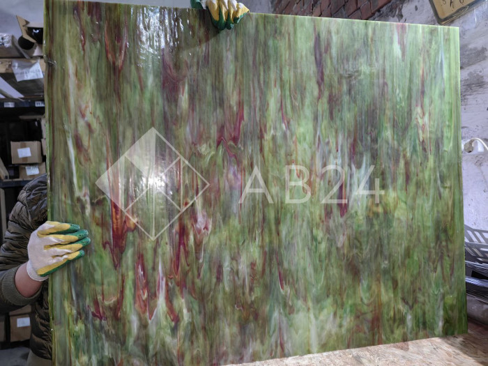 Стекло витражное AV 623-5S четверть листа (39 х 48 см)