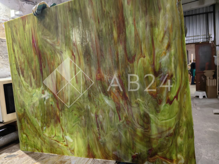 Стекло витражное AV 623-5S четверть листа (39 х 48 см)