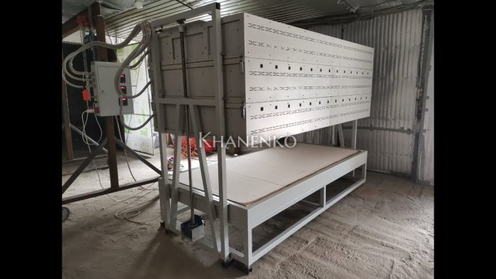 Печь для фьюзинга и моллирования 250х105х17