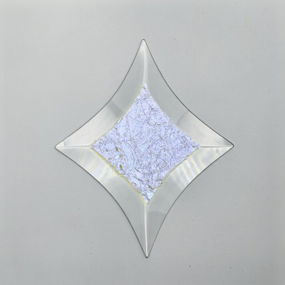 Бевелс AV155 дихроичная звезда 111 х 137 мм желтый мороз