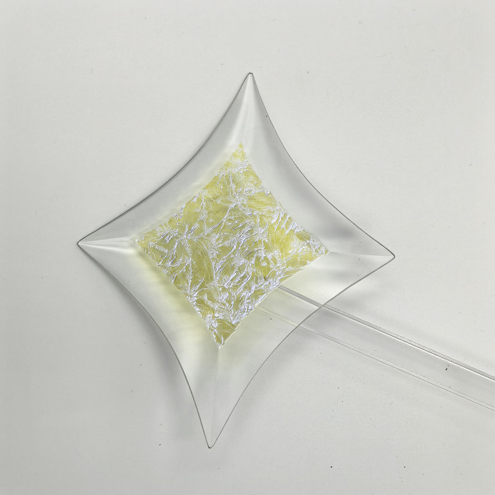 Бевелс AV155 дихроичная звезда 111 х 137 мм желтый мороз