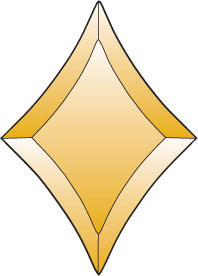 Бевелс AV214 звезда бронзовая 80 х 112 мм