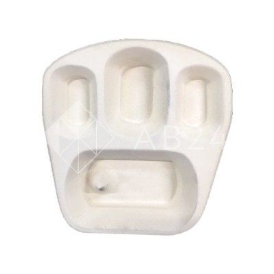 Форма для фьюзинга Прямоугольник с отверстием четырехместная (бижутерия)