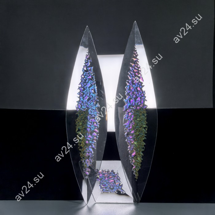 Бевелс AV305 дихроичный (3 элемента) 43 х 394 мм, бриллиант