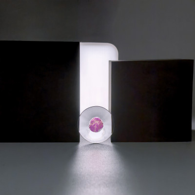 Бевелс AV302 дихроичный круг, 37 мм красный мороз