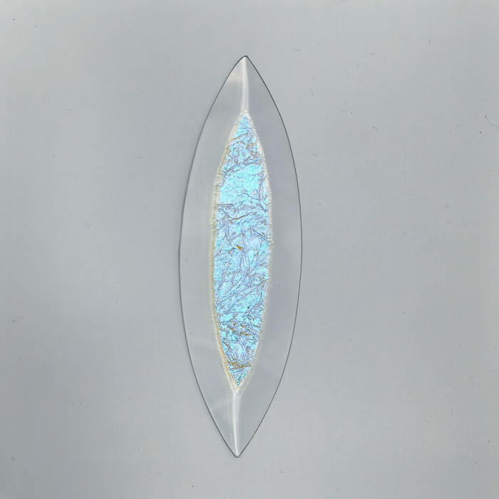 Бевелс AV107 дихроичный 42 х 142 мм, желтый мороз