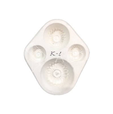Форма для фьюзинга Ромашка четырехместная (бижутерия) ВМ-К-01