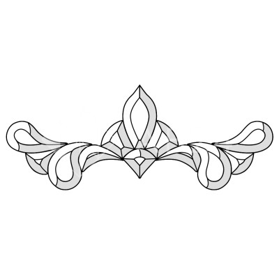 Бевелс VB 381/RB 381 (12 элементов) 423 х 166 мм