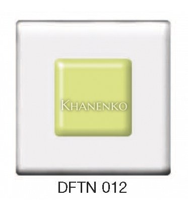 Фьюзинг квадрат DFTN 012 прозрачного светло-зеленого цвета, 6 см