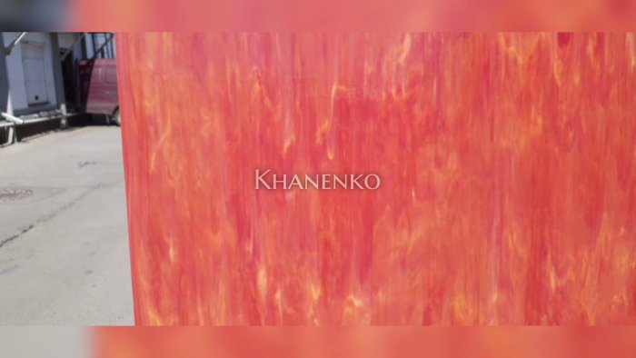 Стекло витражное AV 357-1S, целый лист - 78 х 96 cм.