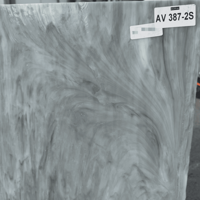 Стекло витражное AV 387-2S пол листа (78 х 48 см)