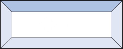 Бевелс AV22 прямоугольник 51 х 127 мм