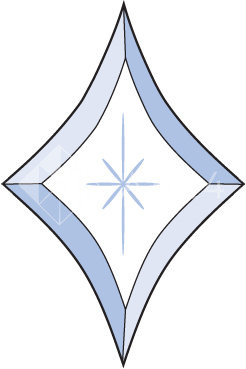 Бевелс AV308 звезда 100 х 150 мм